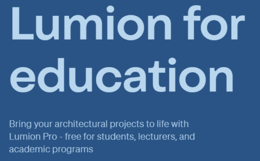 Lumion Pro 2024 / 2025 EDU - 1 Year Individual License