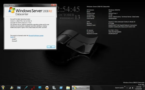 Windows Server 2008 R2 Datacenter